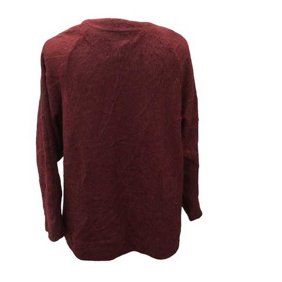 Maria Stanley Luca sweater coat burgundy  S/XS - Picture 3 of 6